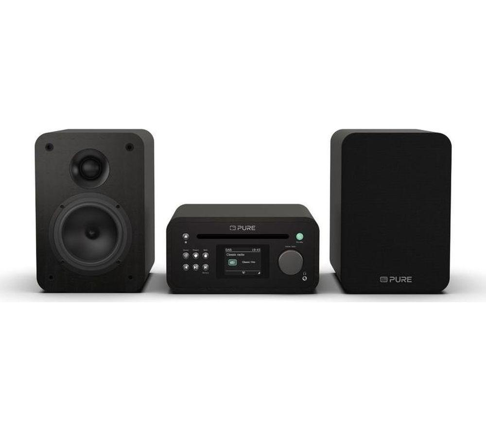 PURE Classic Stereo Mini Hi-Fi System - Black image number 5 of 7