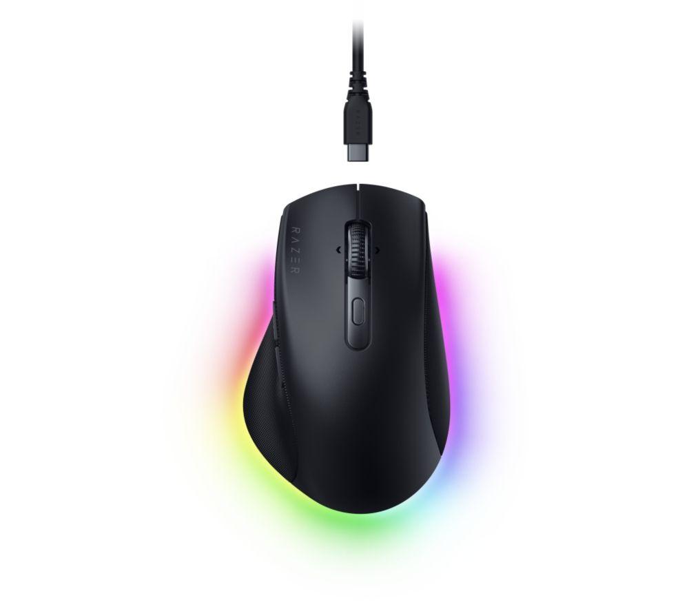 RAZER Pro Click V2 RGB Wireless Optical Gaming Mouse - Black image number 2 of 5