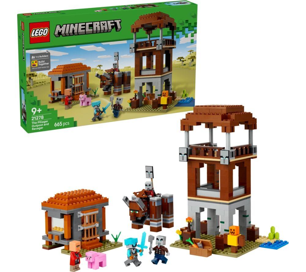 LEGO Minecraft 21278 The Pillager Outpost and Ravager Set