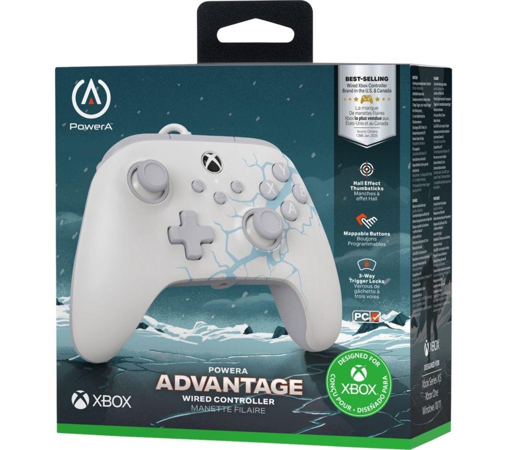 POWERA Advantage Wired Controller for Xbox Series X|S - Arctic Ice image number 3 of 7