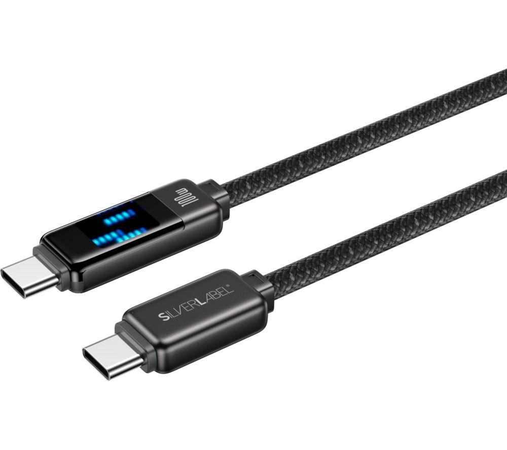 SILVERLABEL LED 100 W USB Type‑C Cable &ndash; 1.2 m, Black image number 3 of 3