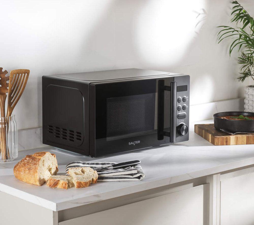 SALTER COMBO-10073 Kuro Jug Kettle, 2-Slice Toaster & Microwave Bundle - Black image number 3 of 8