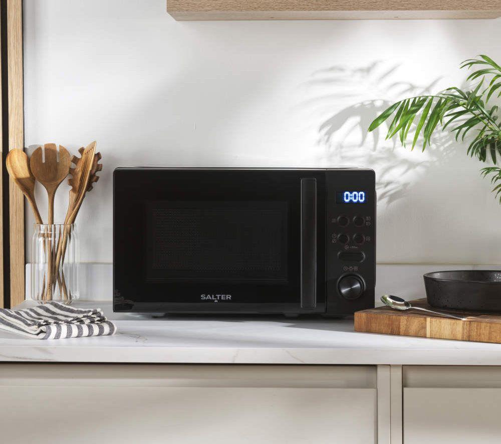 SALTER COMBO-10073 Kuro Jug Kettle, 2-Slice Toaster & Microwave Bundle - Black image number 4 of 8