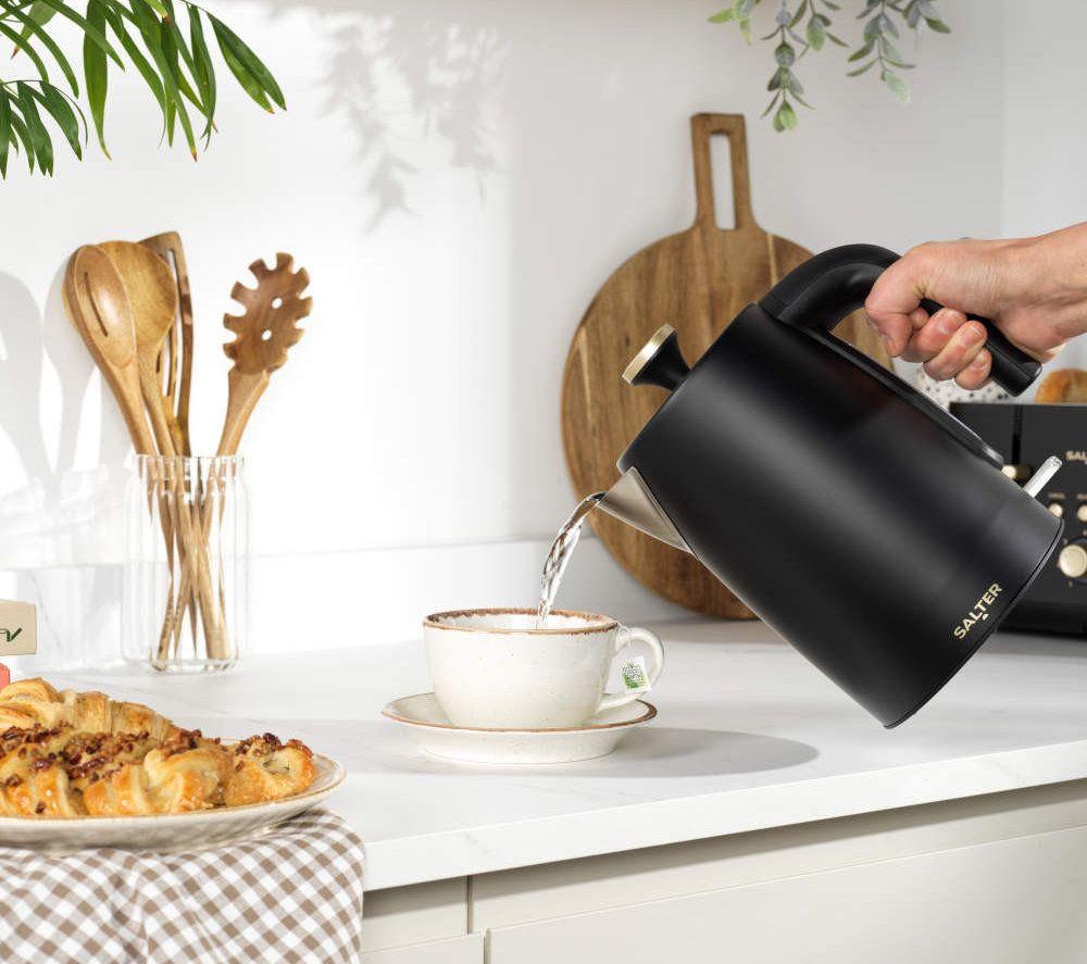 SALTER COMBO-10073 Kuro Jug Kettle, 2-Slice Toaster & Microwave Bundle - Black image number 6 of 8