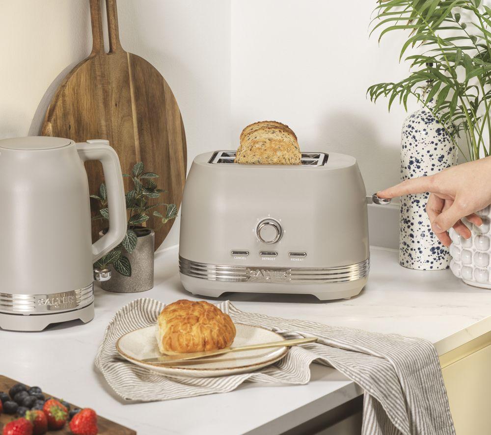 SALTER Rise COMBO-9071 Jug Kettle & 2-Slice Toaster Bundle - Grey image number 3 of 8