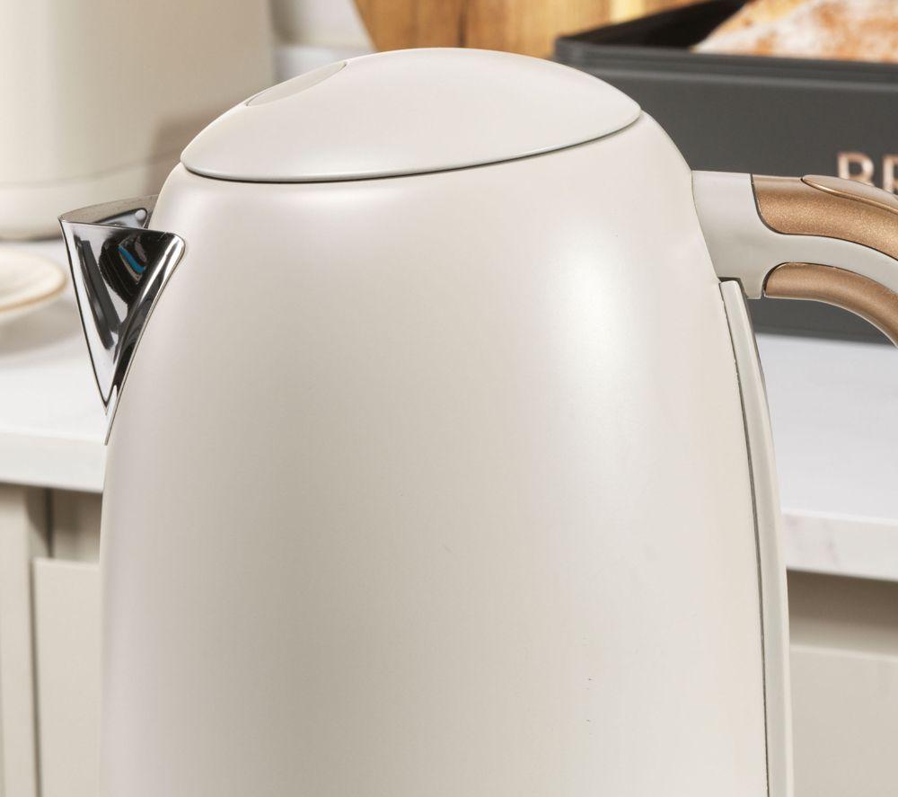 SALTER COMBO-9060 Pebble Kettle & 2‑Slice Toaster Bundle - Cream image number 3 of 8