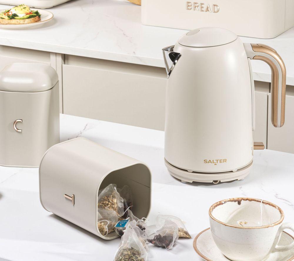 SALTER COMBO-9060 Pebble Kettle & 2‑Slice Toaster Bundle - Cream image number 5 of 8