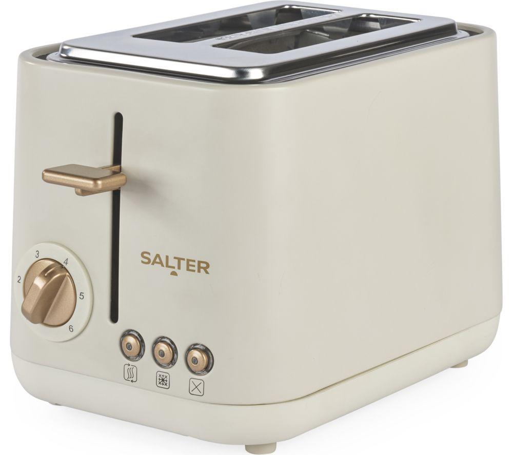 SALTER COMBO-9060 Pebble Kettle & 2‑Slice Toaster Bundle - Cream image number 6 of 8
