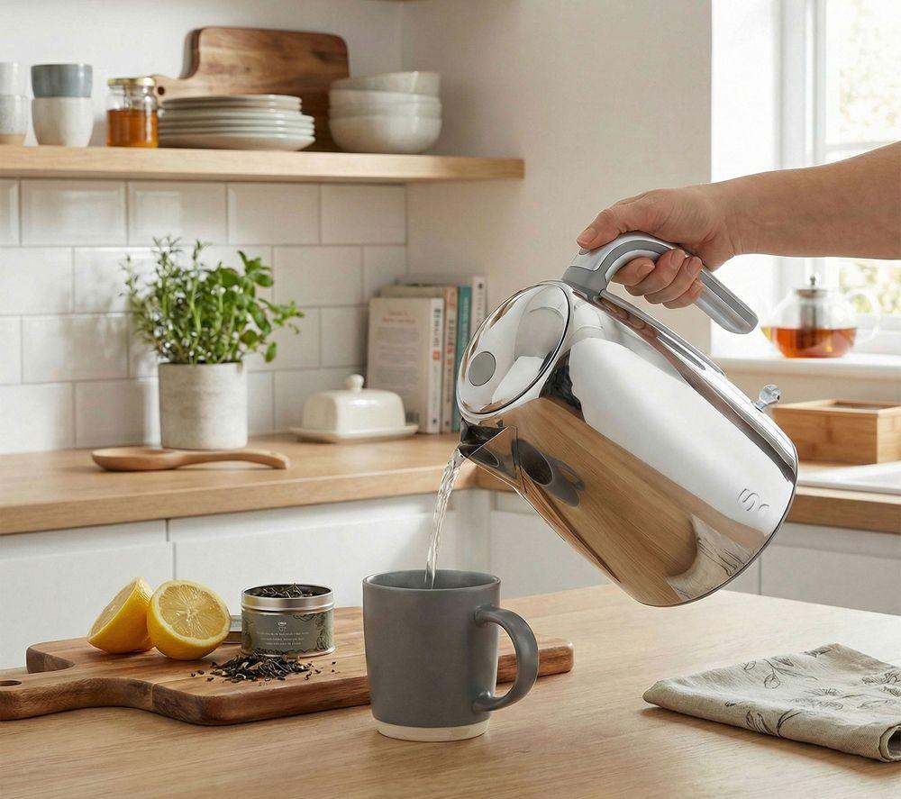 SALTER COMBO-9072 Muse Jug Kettle & 2-Slice Toaster Bundle - Silver image number 4 of 6