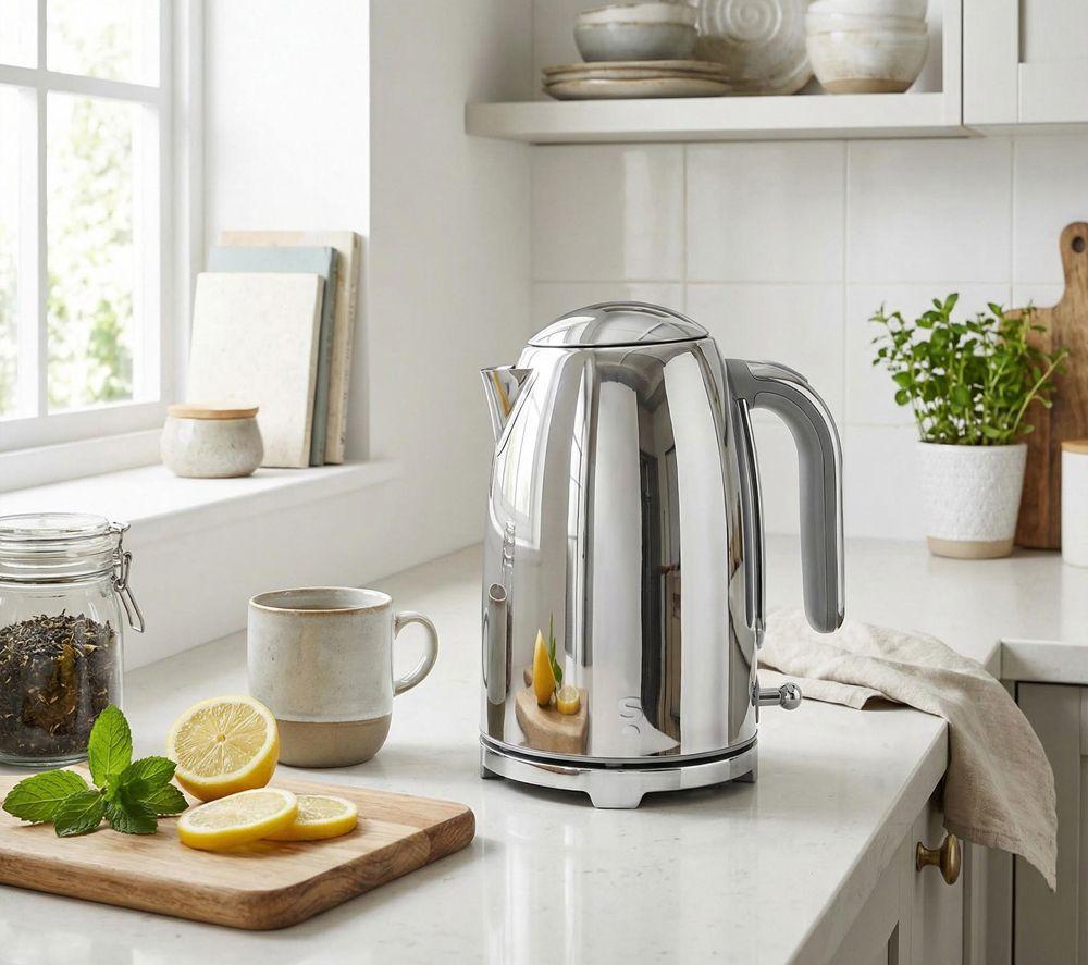 SALTER COMBO-9072 Muse Jug Kettle & 2-Slice Toaster Bundle - Silver image number 5 of 6