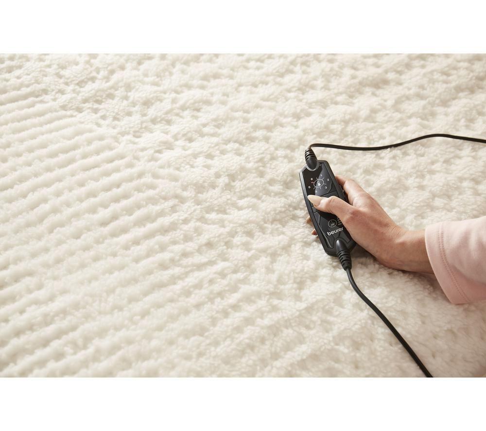BEURER Indulgence 30082 Heating Underblanket - White, Single image number 8 of 12