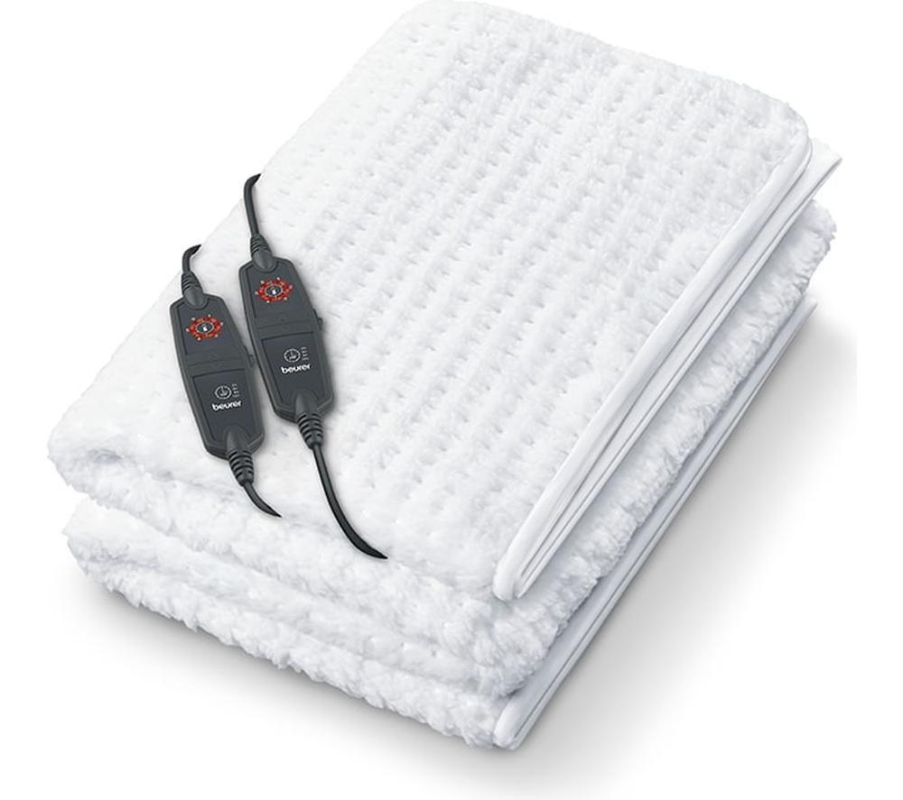 BEURER Indulgence 30087 Heating Underblanket - White, Double image number 5 of 5