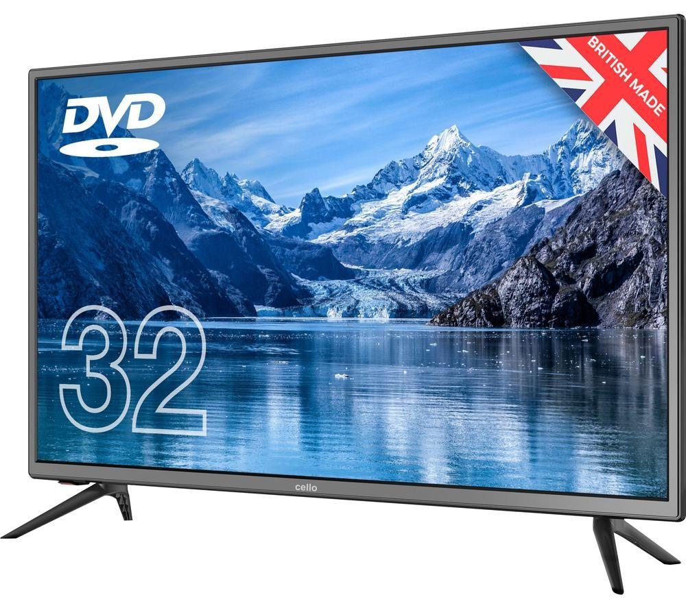 CELLO C3220F 32" HD Ready LED TV with Built-in DVD Player image number 3 of 5