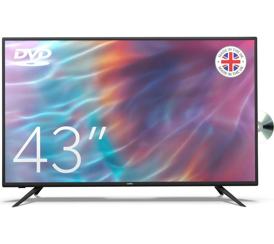 CELLO C4320F 43" Full HD LED TV with Built-in DVD Player