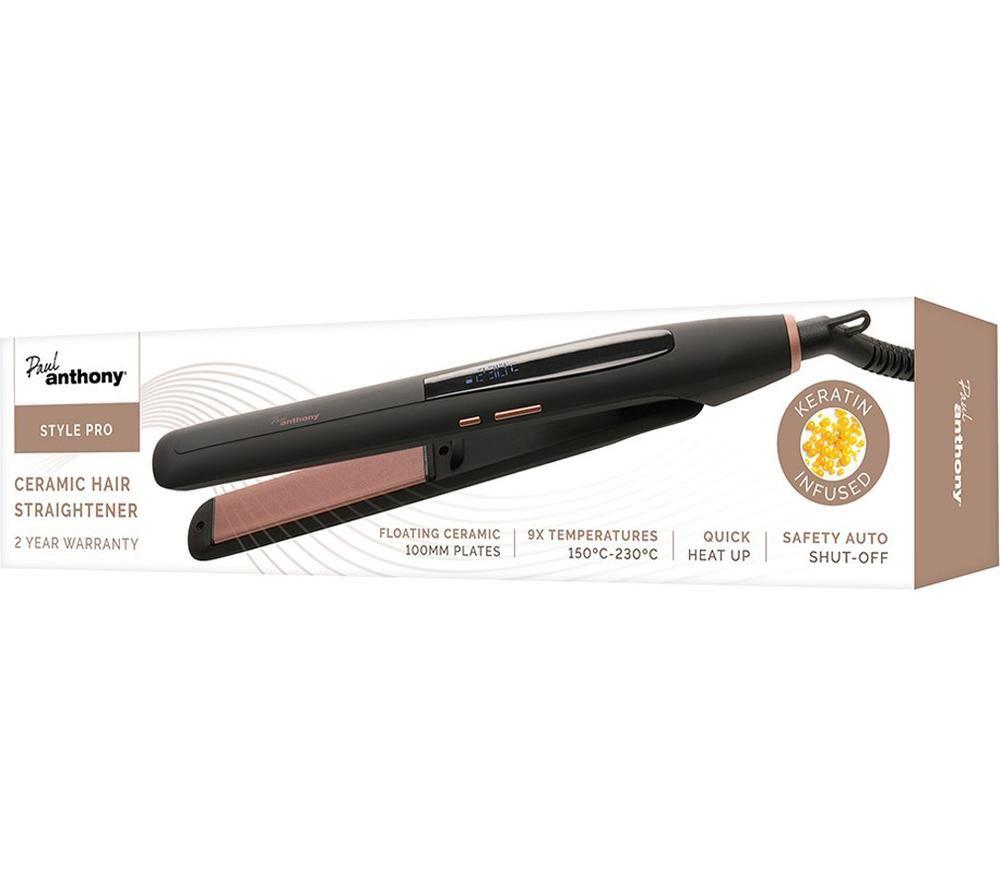 PAUL ANTHONY StylePro H2214 Hair Straightener - Black image number 3 of 3