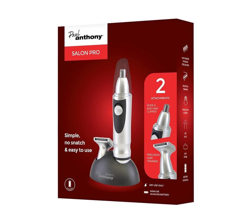 PAUL ANTHONY Salon Pro H5130BK Beard & Nose Trimmer - Silver image number 5 of 5