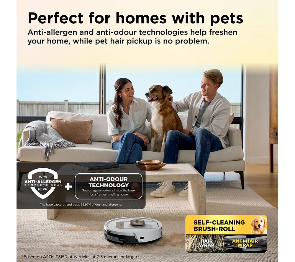 SHARK ThermaCharged PowerDetect AV2900XEUKWH Robot Vacuum Cleaner - White image number 8 of 13