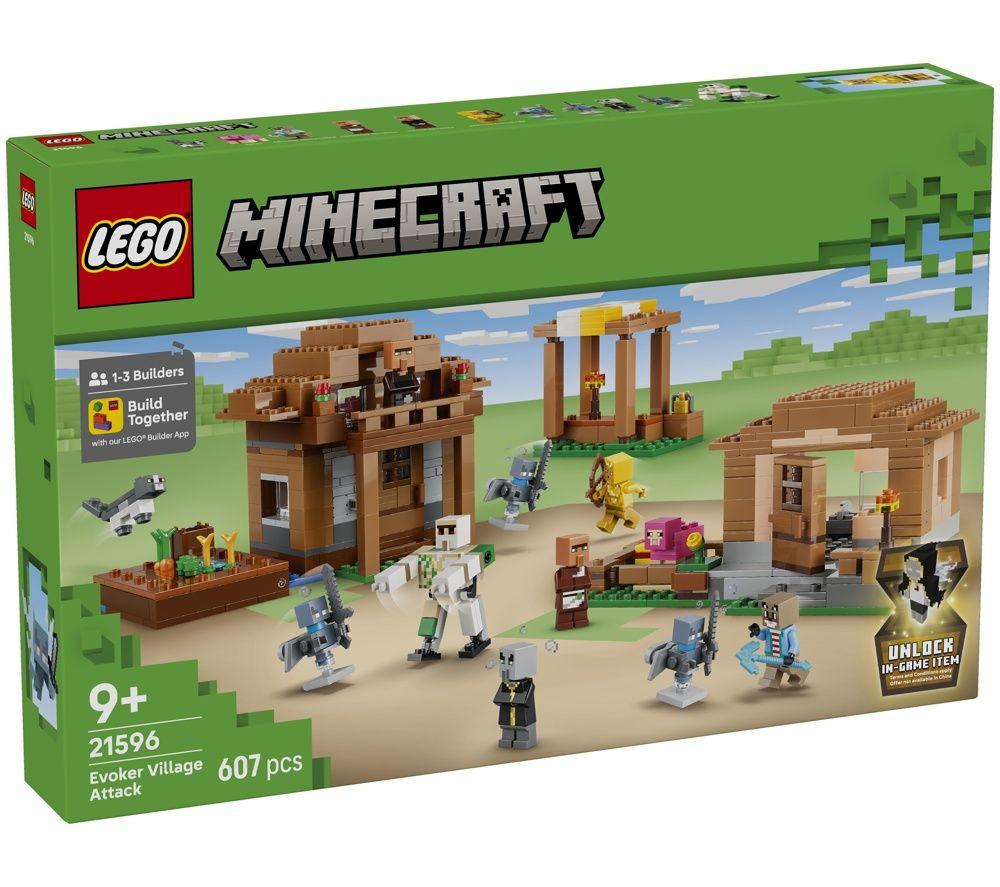 LEGO Minecraft 21596 Evoker Village Attack Set image number 3 of 5