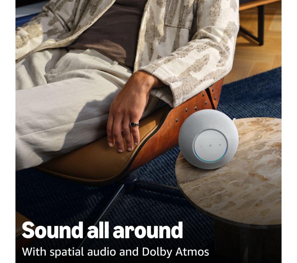 AMAZON Echo Studio Smart Speaker (2025) with Alexa - Glacier White image number 7 of 8