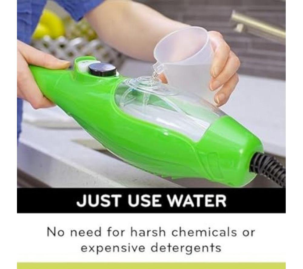 H2O H2O X5 5-in-1 Deluxe Steam Mop - Green image number 3 of 9