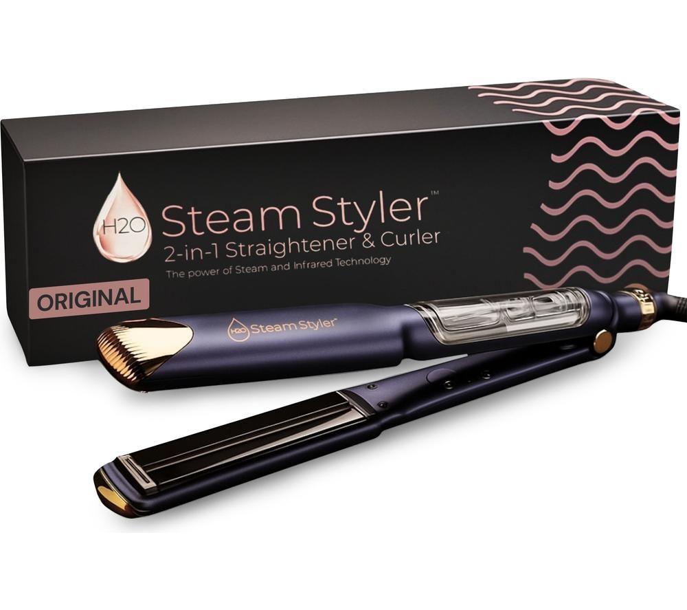 THANE Steam Styler Slim 2-in-1 Straightener and Curler - Purple image number 9 of 11