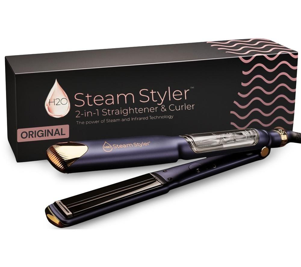 THANE Steam Styler Slim 2-in-1 Straightener and Curler - Purple image number 10 of 11