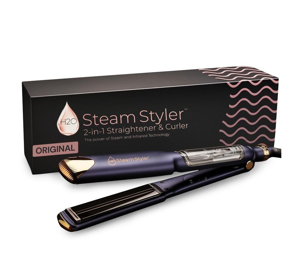 THANE H20 Steam Styler 2-in-1 Straightener & Curler - Purple image number 13 of 14