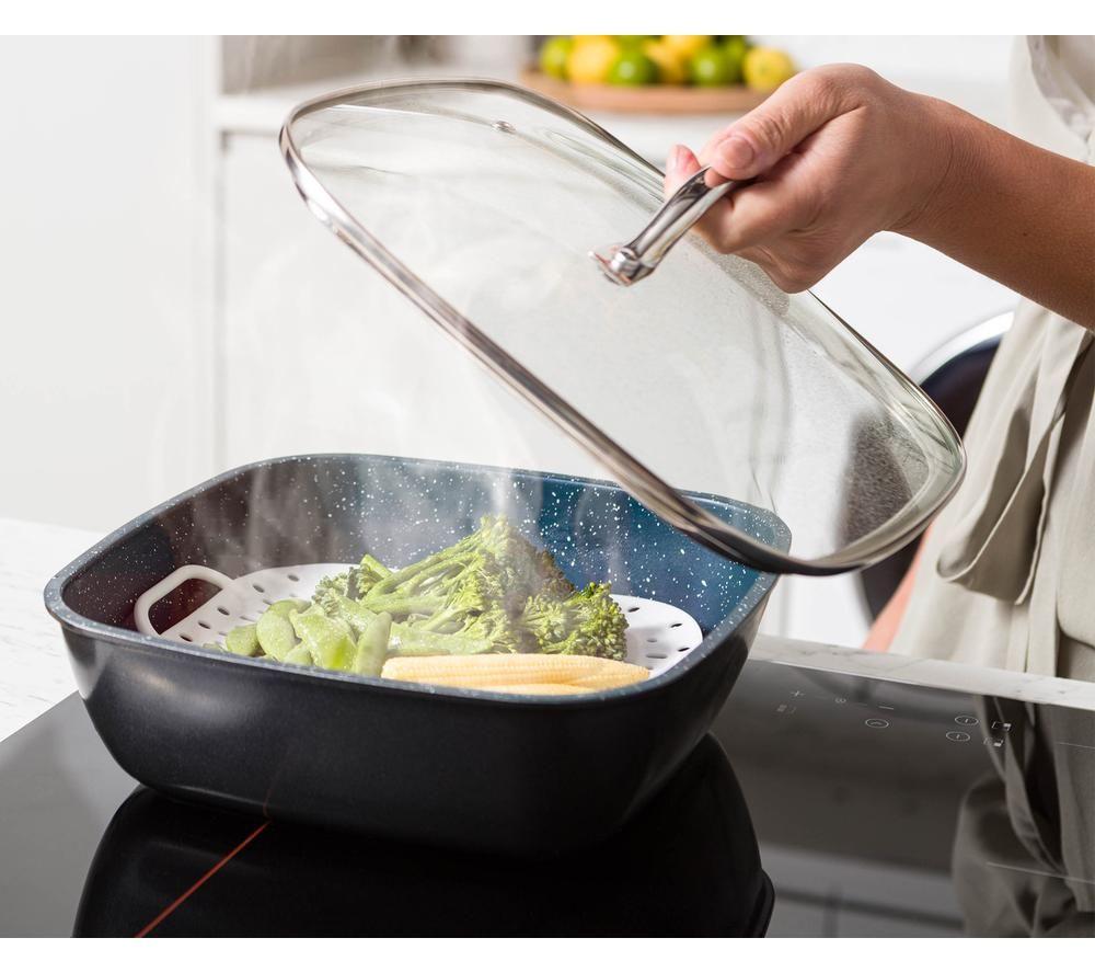 THANE Diamond Chef's Collection Non-stick Pan Set - Navy image number 3 of 12