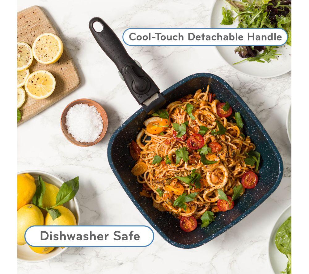 THANE Diamond Chef's Collection Non-stick Pan Set - Navy image number 4 of 12