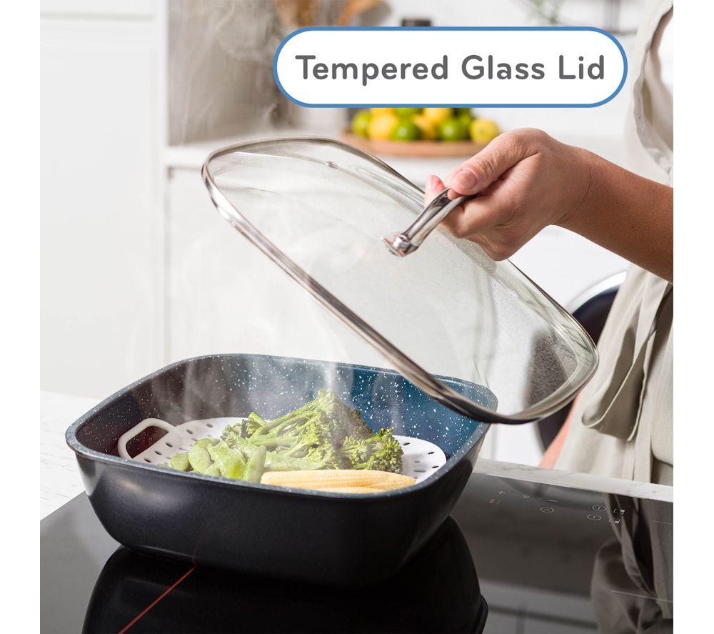 THANE Diamond Chef's Collection Non-stick Pan Set - Navy image number 7 of 12