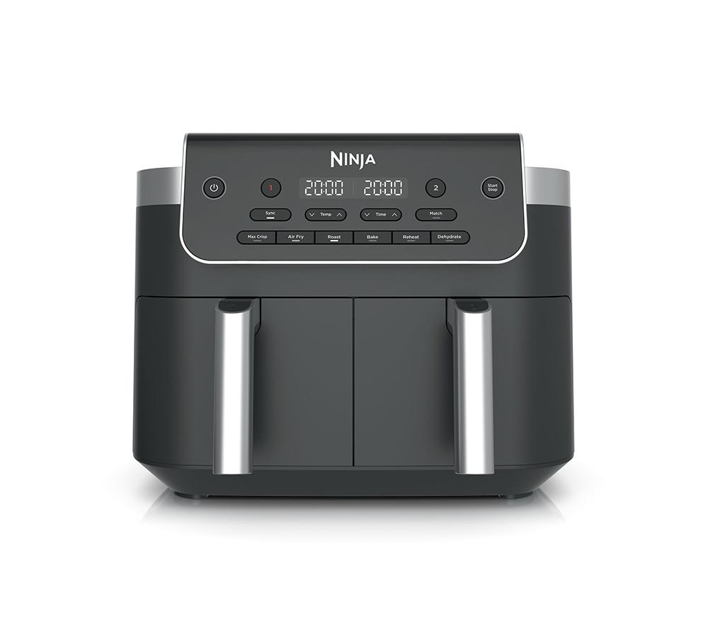 NINJA 6-in-1 DualZone DZ801UK 7.6L Air Fryer   Grey
