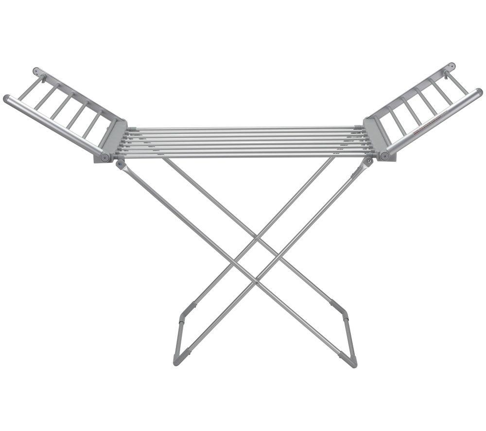 LOGIK L12CA26 Heated Clothes Airer - Silver
