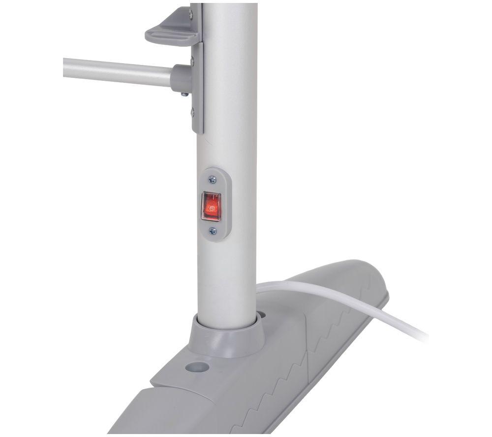 LOGIK L21TA26 3‑Tier Heated Clothes Airer - Silver image number 5 of 8