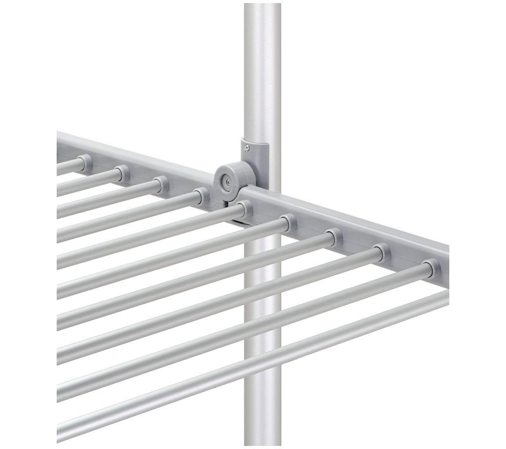 LOGIK L21TA26 3‑Tier Heated Clothes Airer - Silver image number 6 of 8