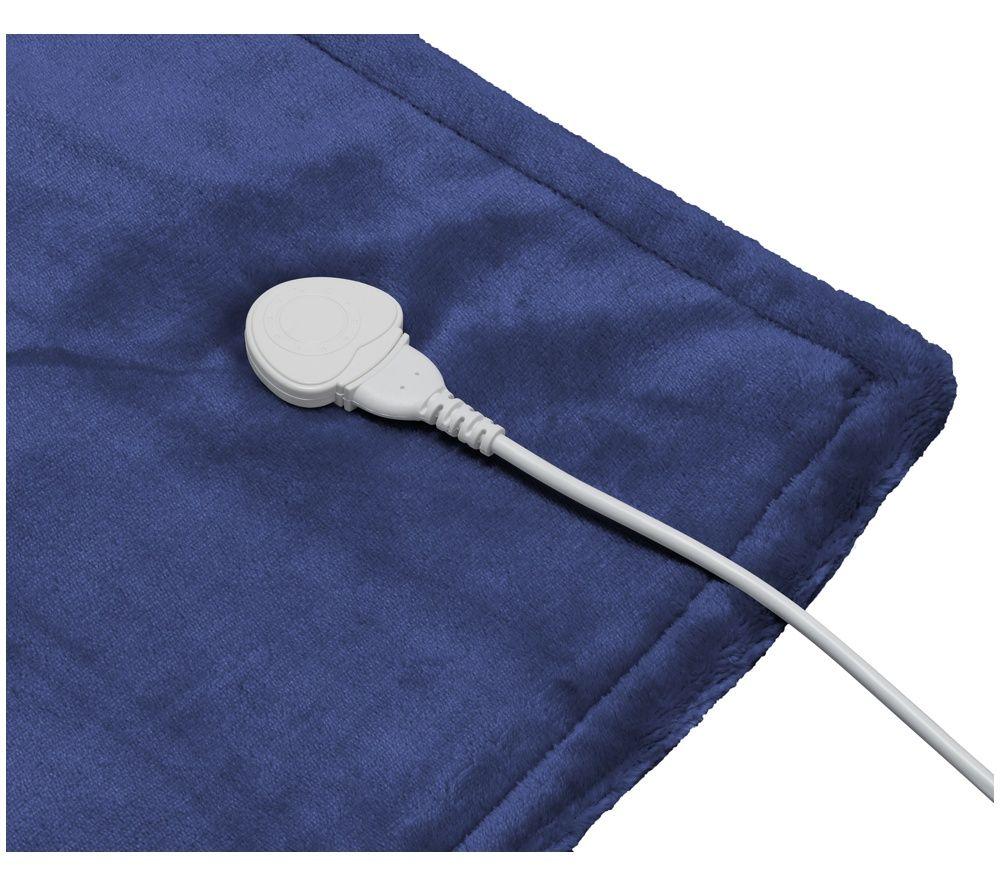 LOGIK L16HTB26 Heated Throw - Dark Blue image number 2 of 5