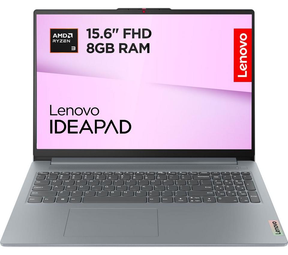 LENOVO IdeaPad Slim 3 15.6" Laptop - Ryzen 3, 256 GB SSD, Arctic Grey
