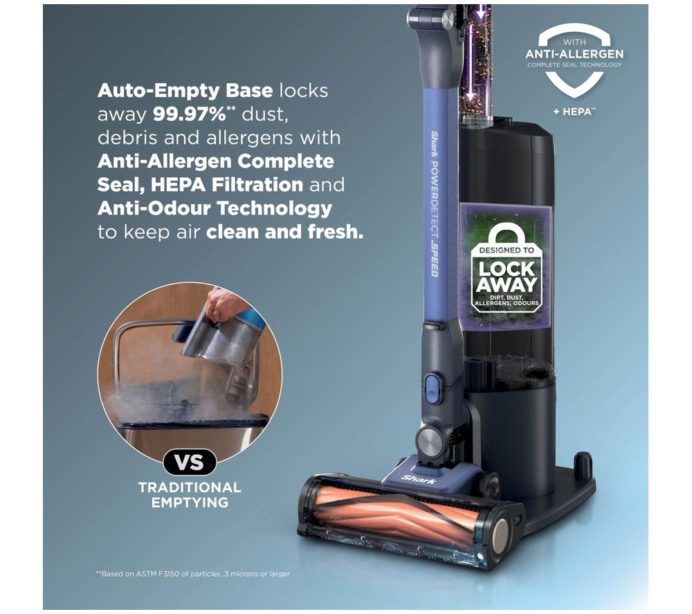 SHARK PowerDetect Speed Clean and Empty Pet Pro IA3241UKT Cordless Vacuum Cleaner &ndash; Ultramarine image number 5 of 14