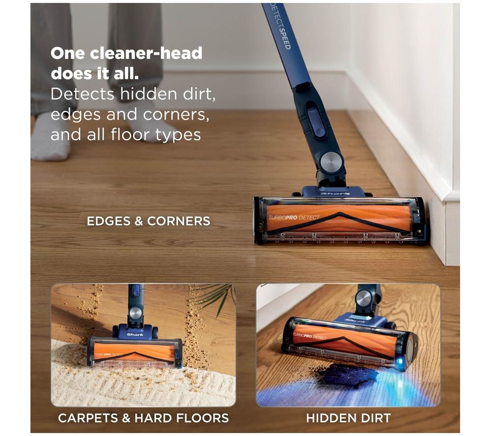 SHARK PowerDetect Speed Clean and Empty Pet Pro IA3241UKT Cordless Vacuum Cleaner &ndash; Ultramarine image number 10 of 14