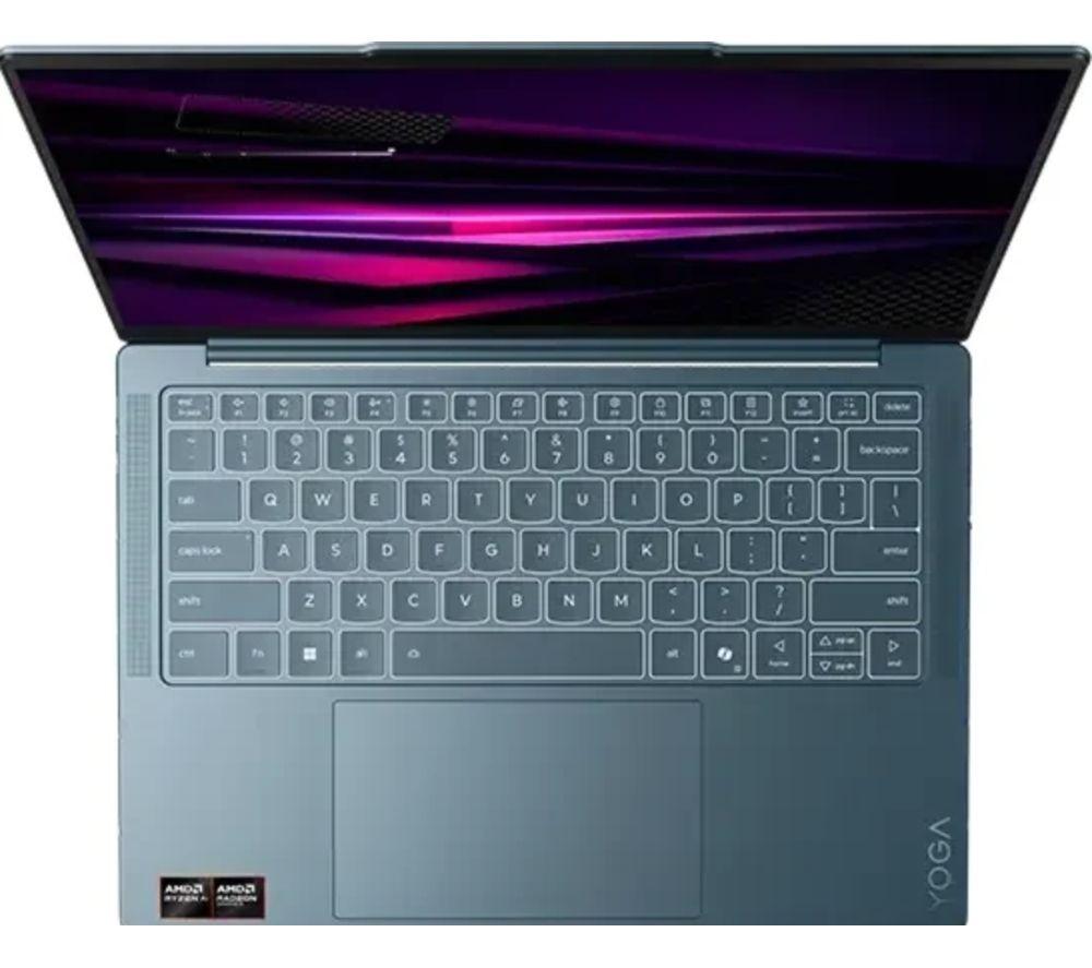 LENOVO Yoga Slim 7 14" Laptop - AMD Ryzen AI 5, 512 GB SSD, Tidal Teal image number 4 of 5