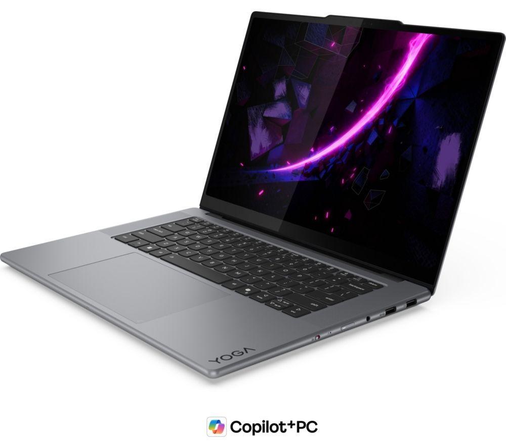 LENOVO Yoga Pro 7a 15.3" Laptop, Copilot+ PC - Intel&reg; Core&trade; Ultra 7, 1 TB SSD, Luna Grey image number 3 of 6