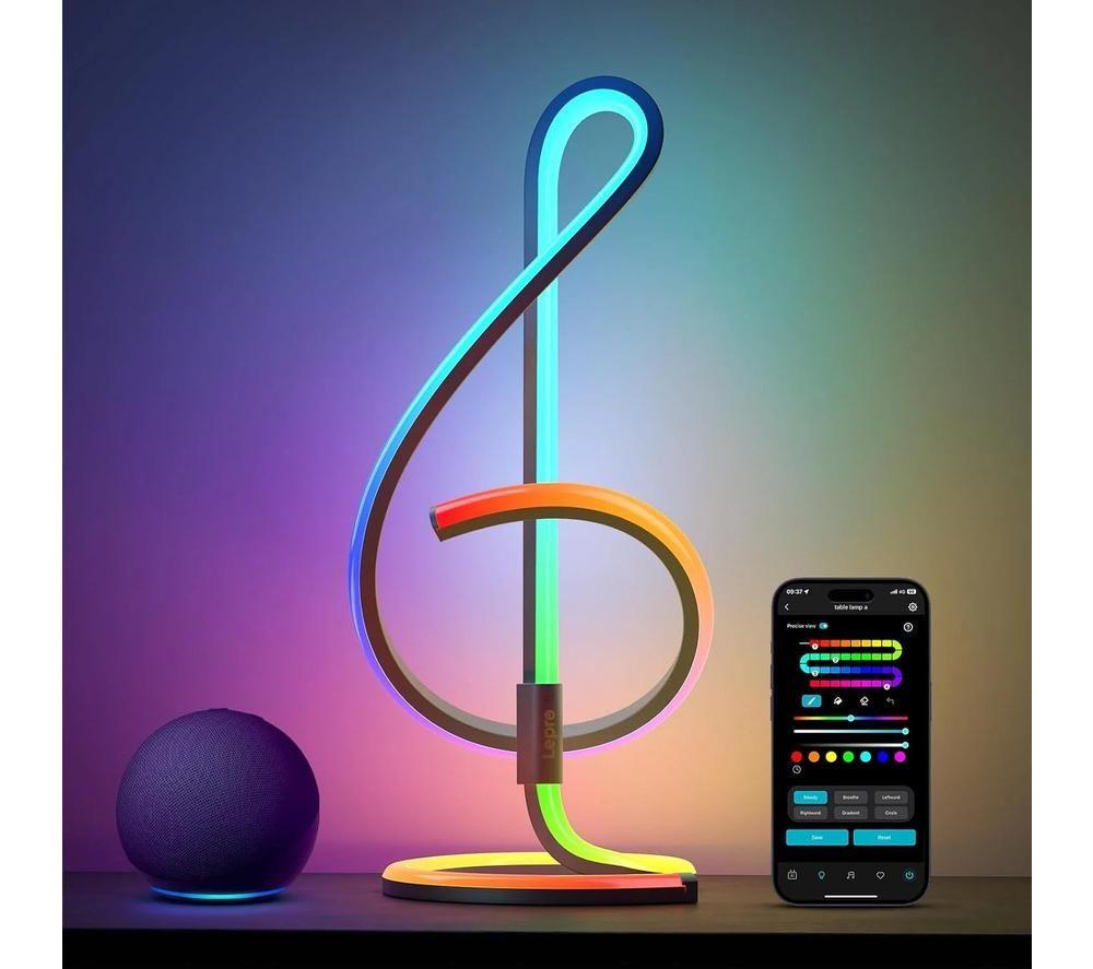 LEPRO AI Smart TB2 Table Lamp - White image number 2 of 4