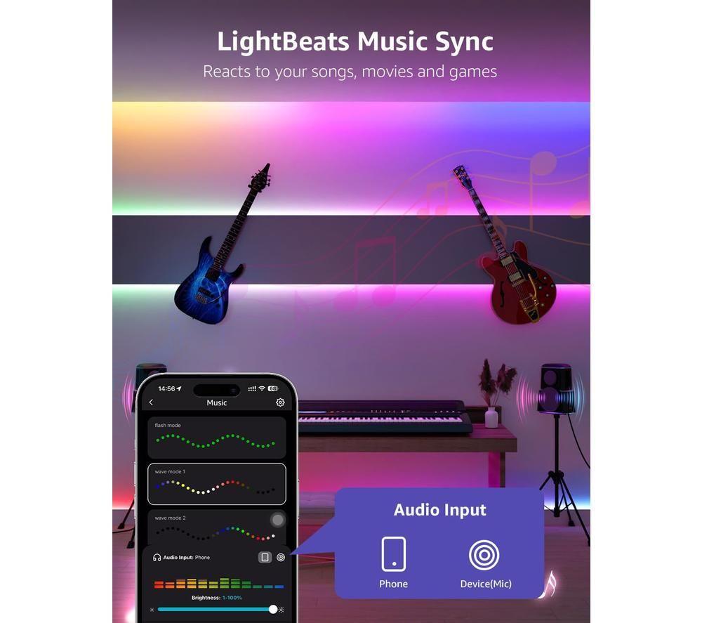 LEPRO AI Smart S1 Rainbow Strip Light - RGB, 5 m image number 6 of 7