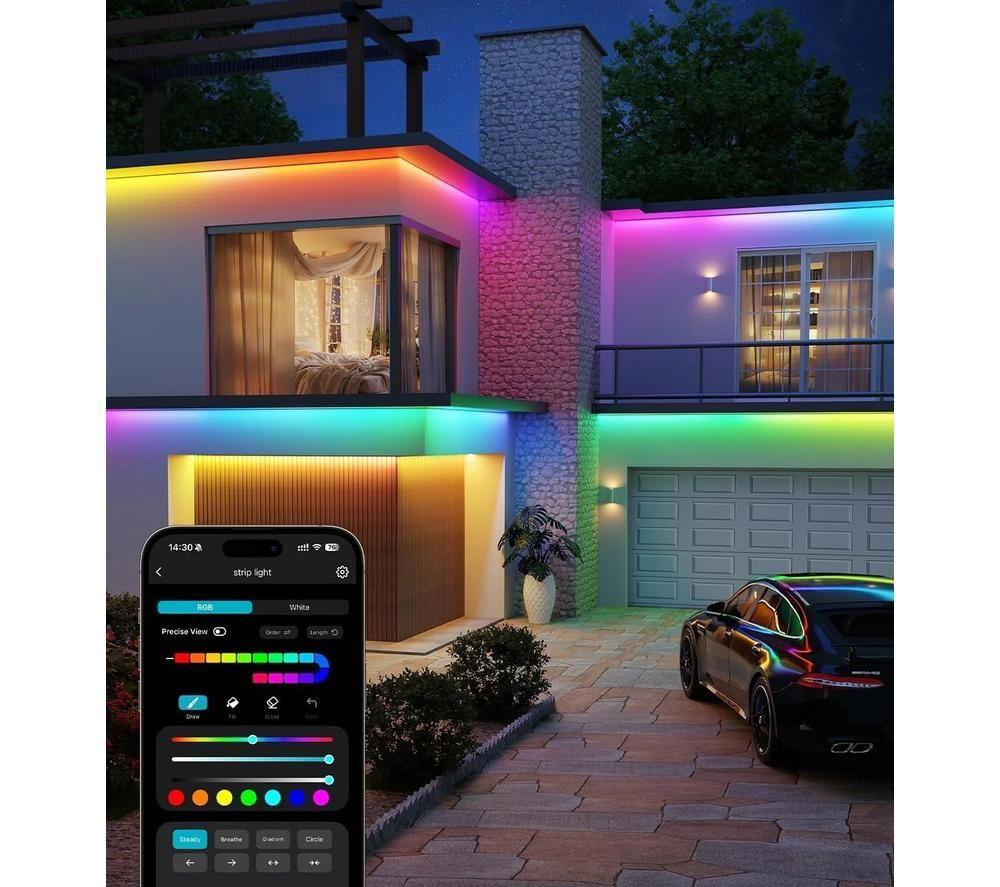 LEPRO AI Smart Outdoor SW1 Rainbow Strip Light - RGB, 5 m image number 2 of 4