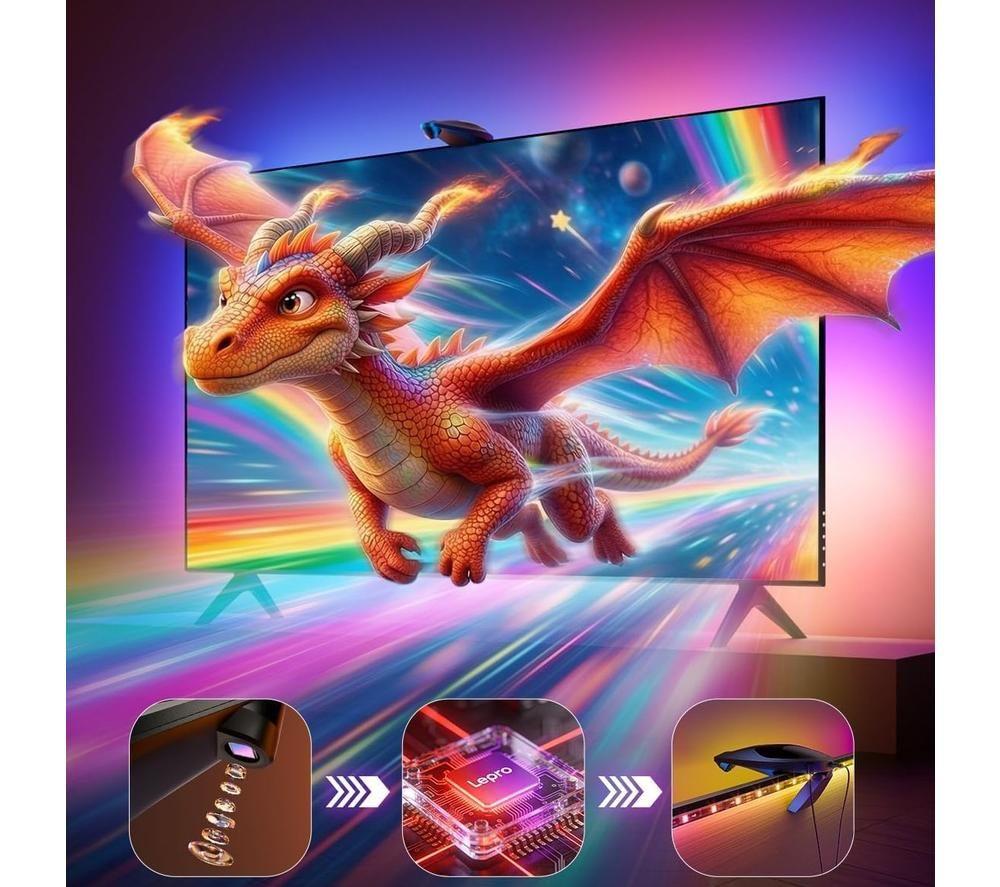 LEPRO AI Smart STV1 Strip Light - RGB, 55-65" image number 2 of 6