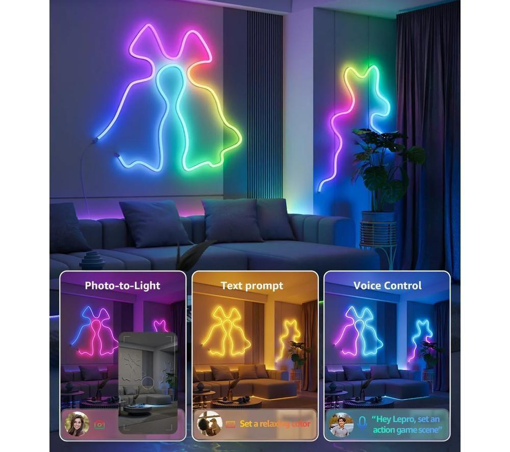 LEPRO AI Smart N1 Rainbow Light Strip - 3 m image number 3 of 7