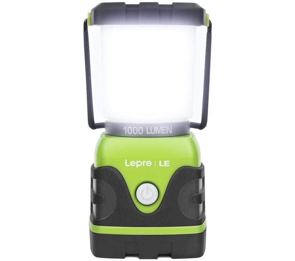 LEPRO 3300002-LE LED Camping Lantern - Green & Black