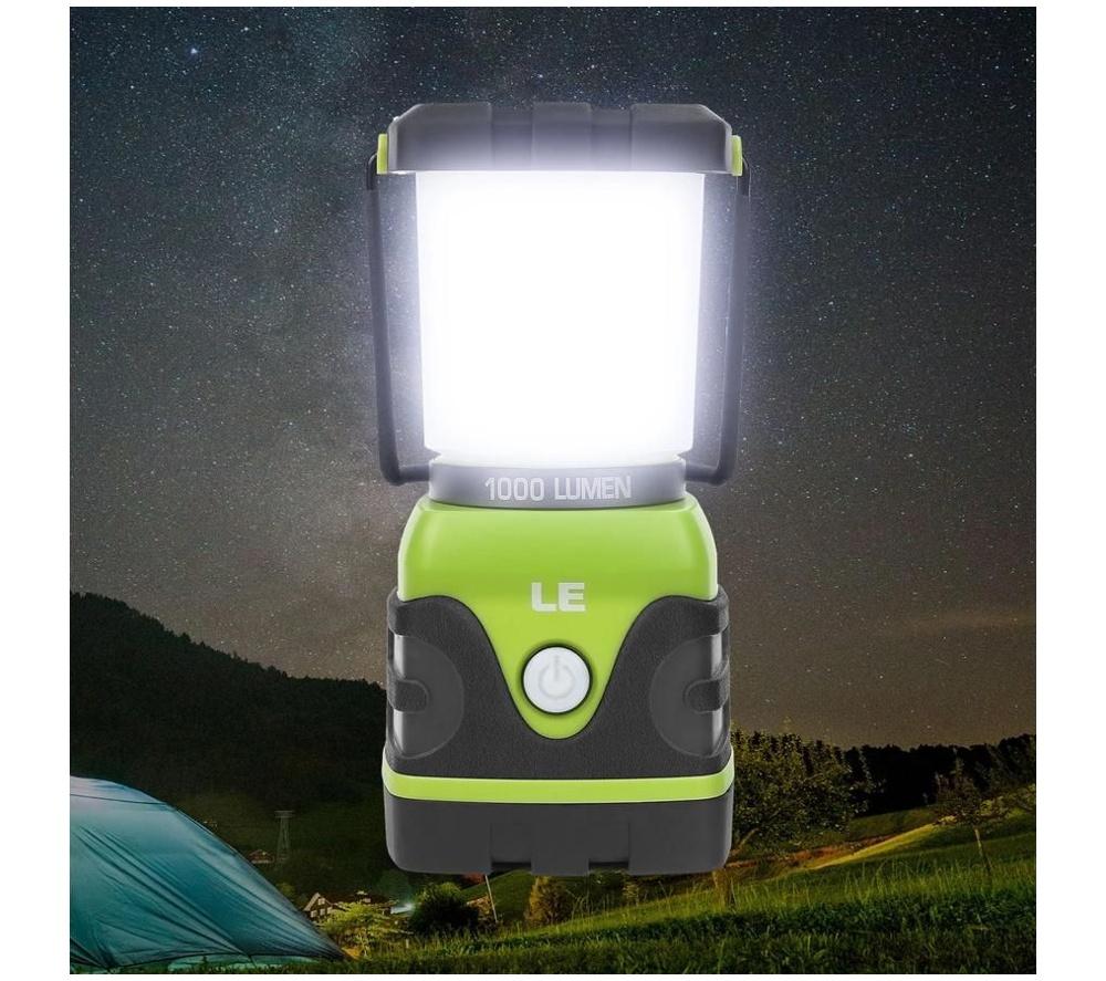 LEPRO 3300002-LE LED Camping Lantern - Green & Black image number 3 of 4