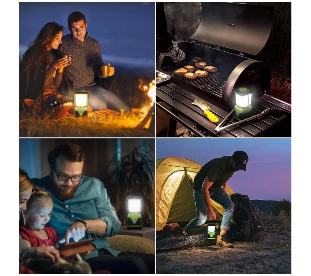 LEPRO 3300002-LE LED Camping Lantern - Green & Black image number 4 of 4