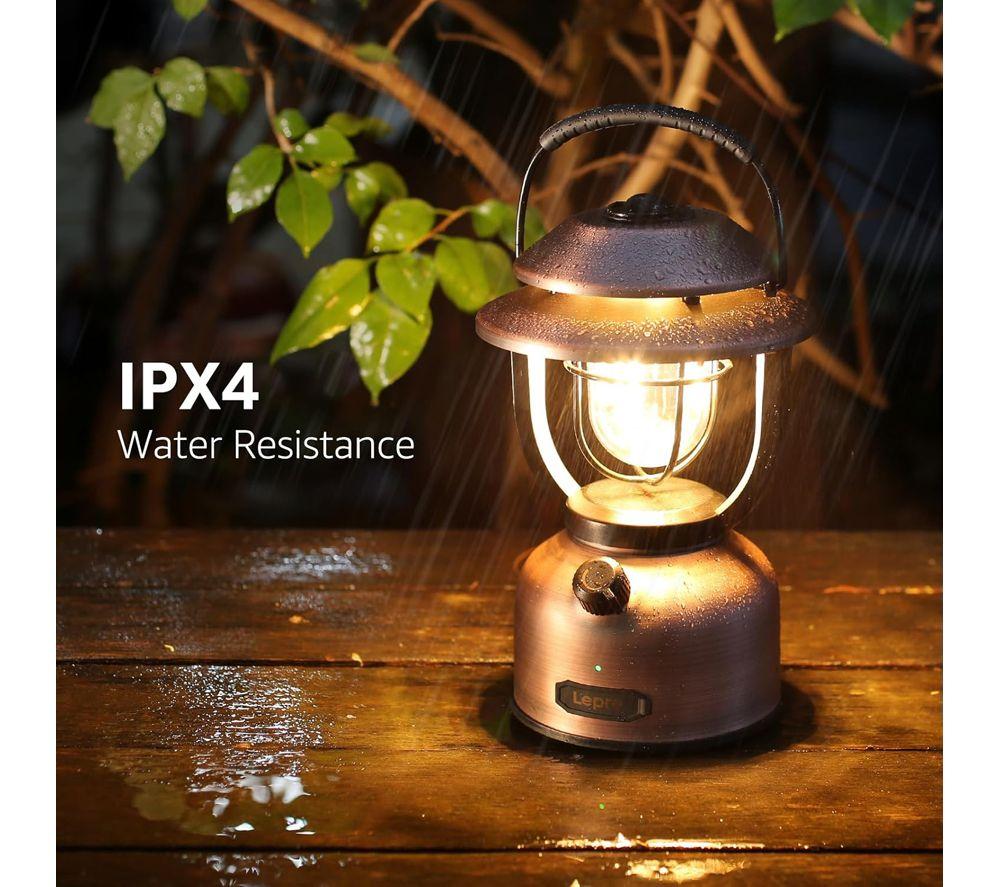 LEPRO PR330041 LED Camping Lantern - Brown image number 9 of 9