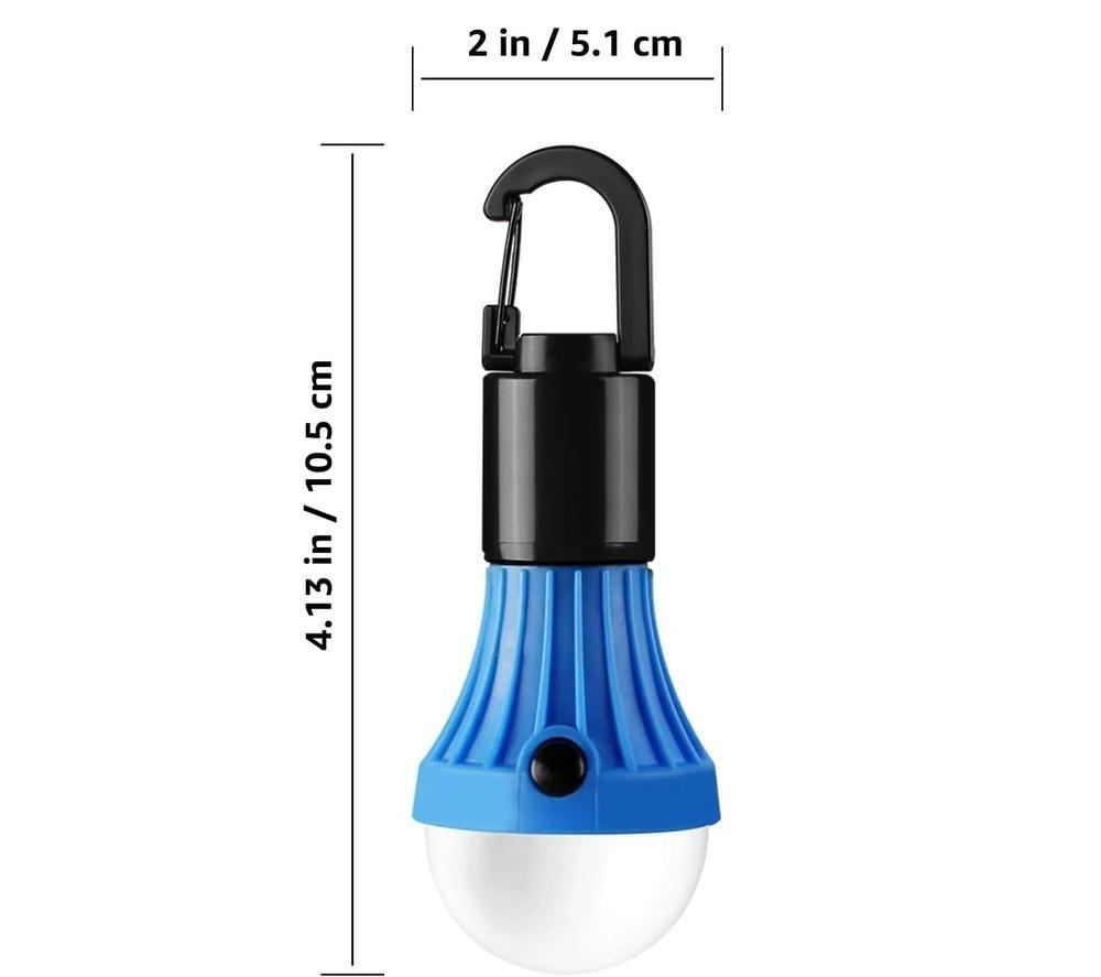 LEPRO 330030-4 LED Camping Light - Blue, Orange & White, Pack of 4 image number 2 of 4